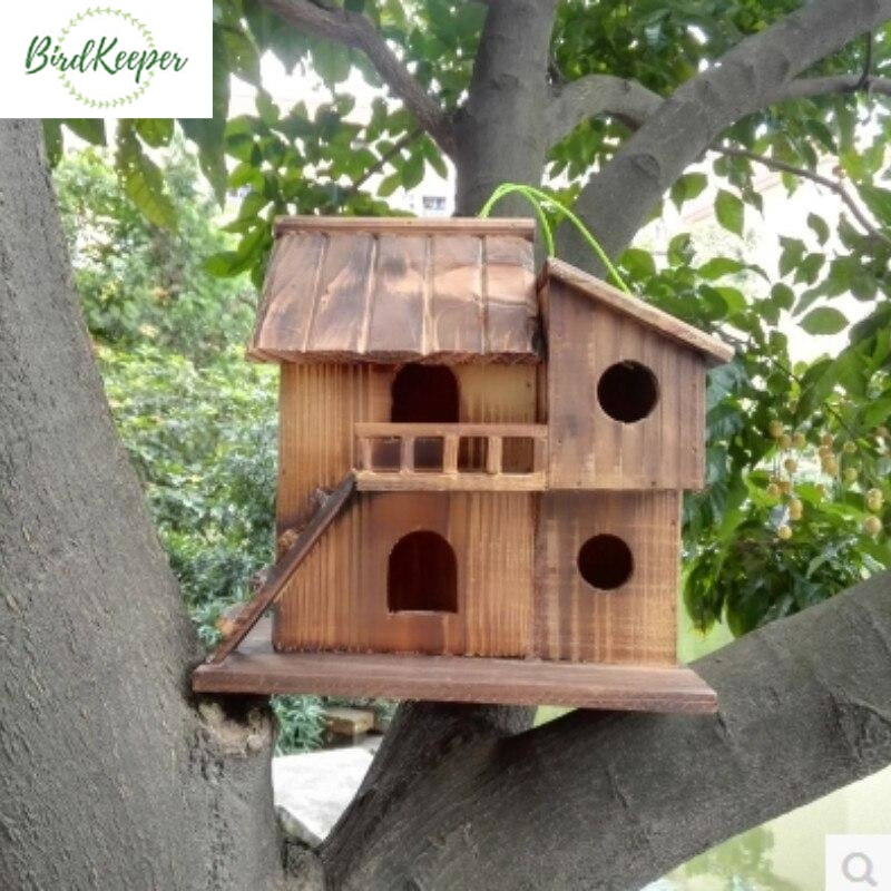 NICHOIR OISEAUX - CABANE VILLA 25CM